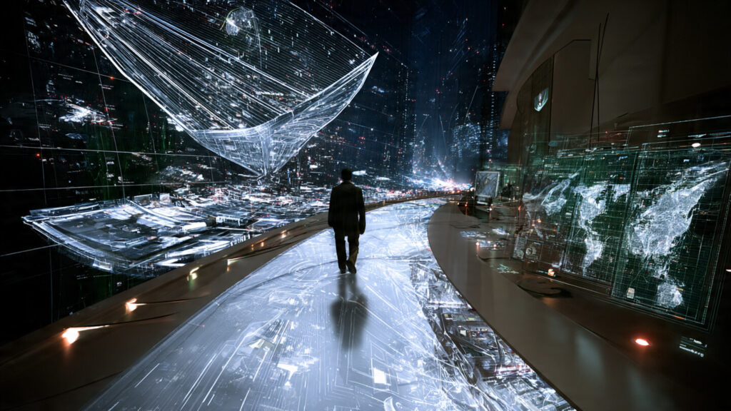 Google Project Genie Explained - futuristic virtual world