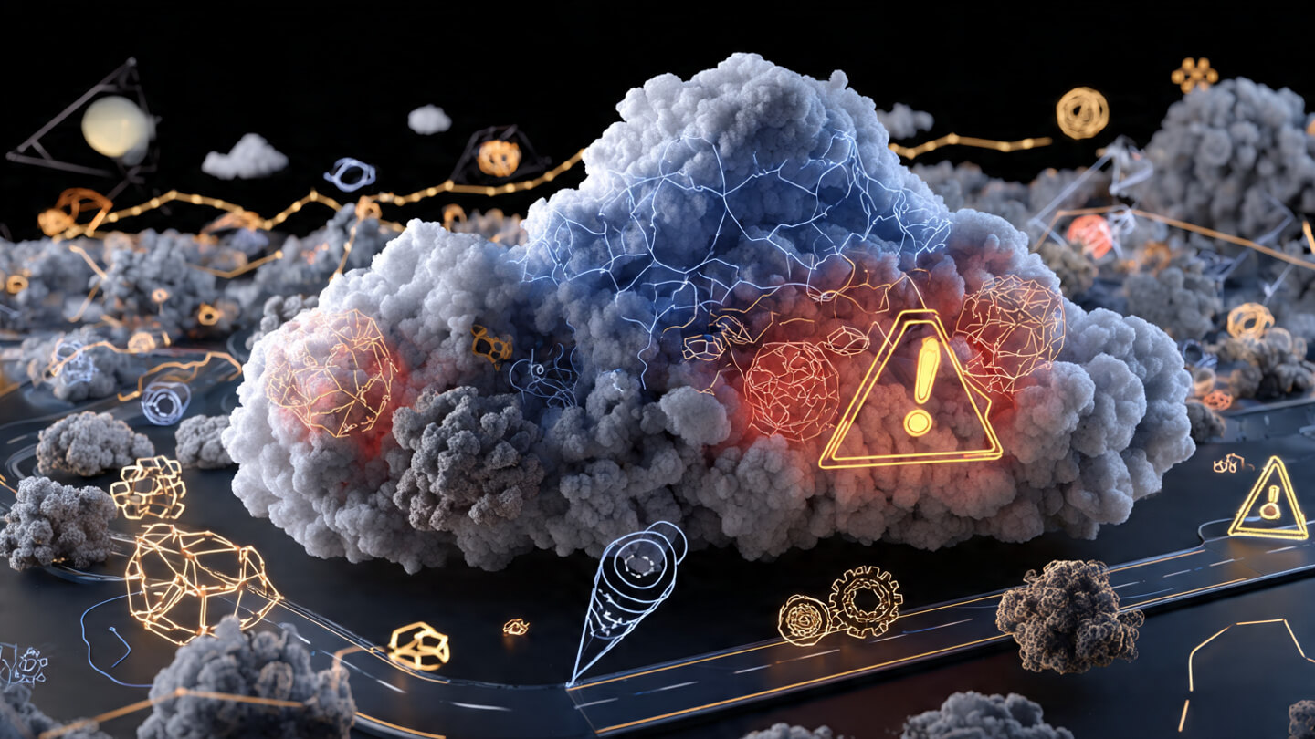 Visualization of cloud traffic imbalance during Microsoft outage