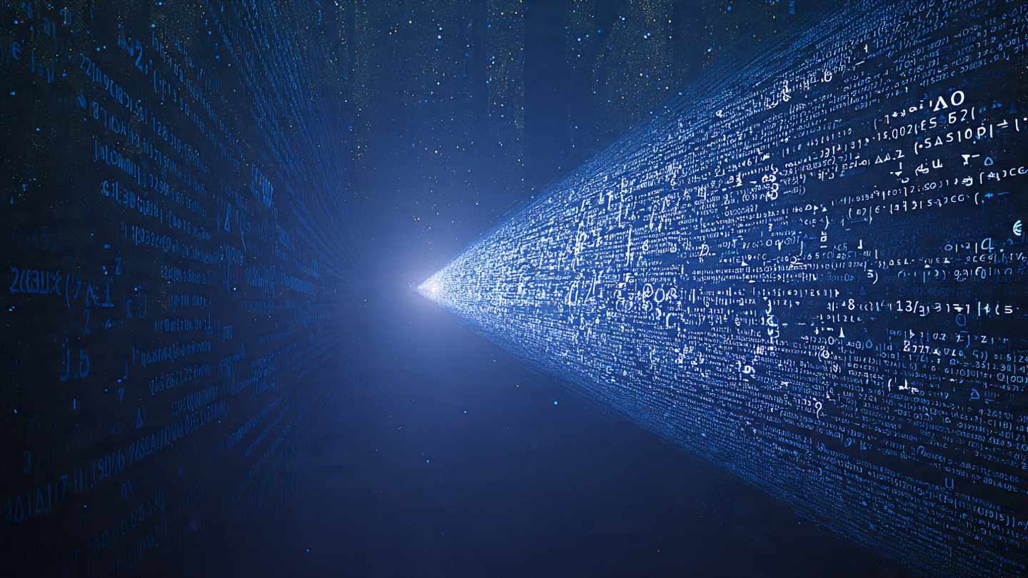 futuristic illustration of a social media feed