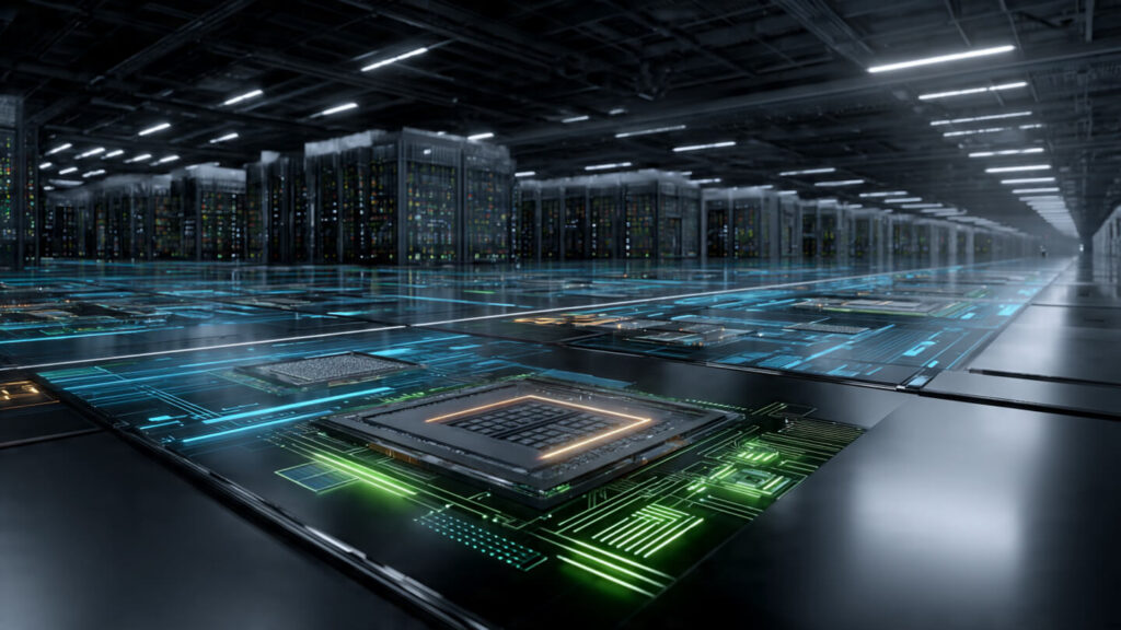 NVIDIA AI chips and data center GPUs representing shift from gaming to artificial intelligence