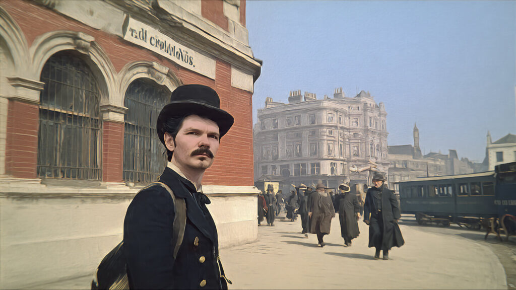 Alleged 1950 time traveler illustration